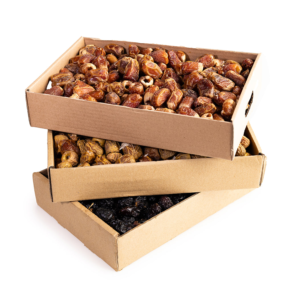 Bulk Pitted Saqei Dates (3kg) | Ready-to-Use for Hospitality & Food Service