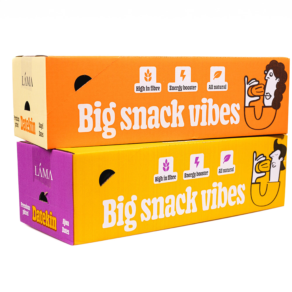 Datekin Ajwa Dates Snack Packs (60g) 12-Pack