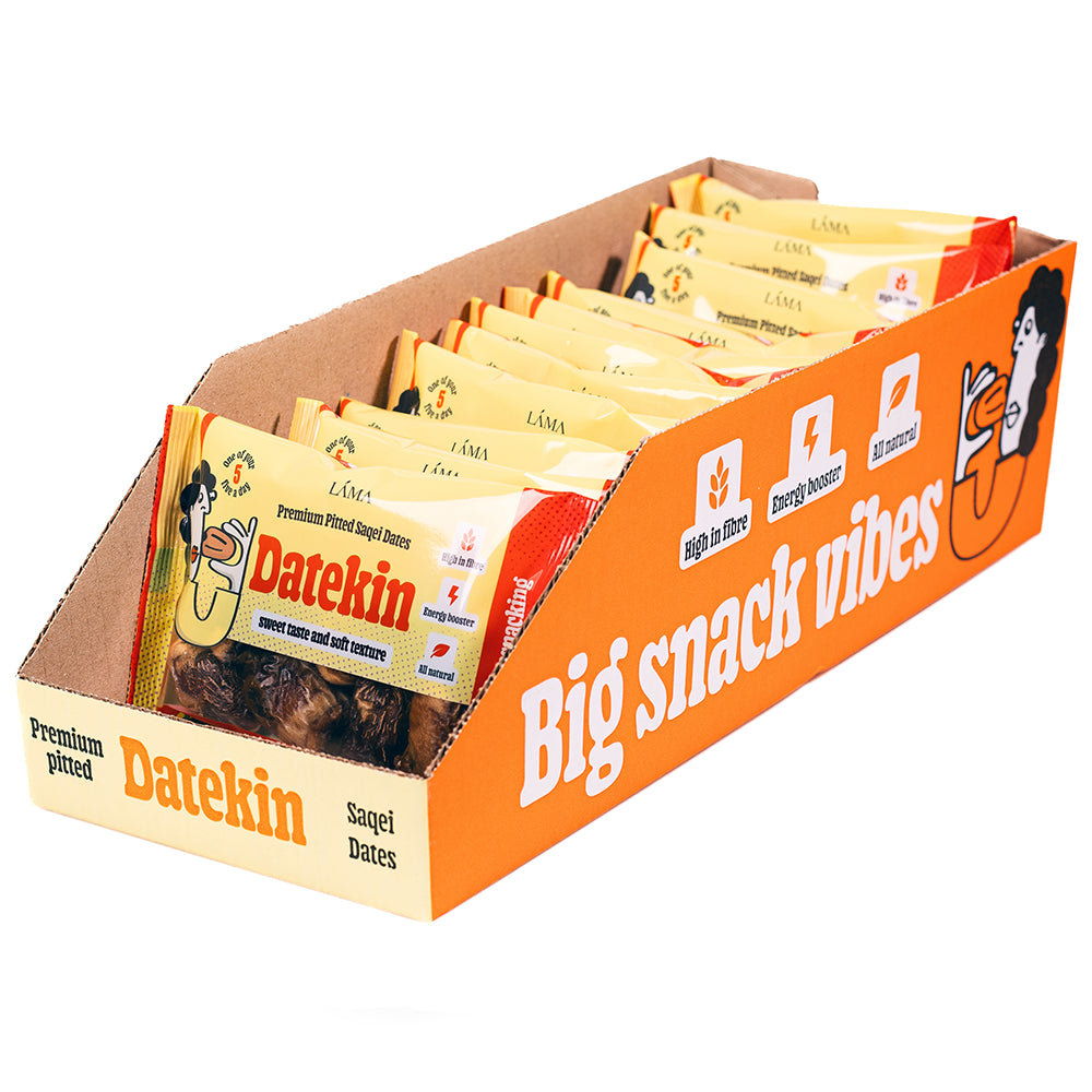 Datekin Saqei Dates Snack Packs (60g) 12-Pack