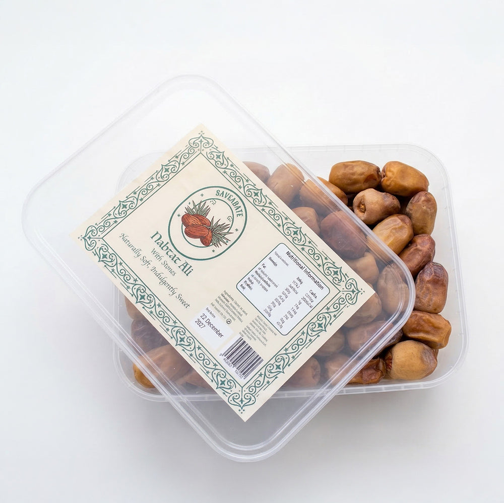 SaveADate Nabtat Ali Dates – 1kg Premium Saudi Arabian Dates